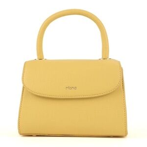 Riona Luna Yellow Handbag with straps